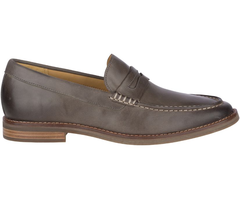 Sperry Gold Cup Exeter Penny Loafers - Men's Loafers - Grey [CF2165803] Sperry Top Sider Ireland